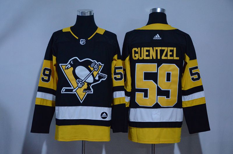 MEN 2017 NHL Pittsburgh Penguins #59 Guentzel black Adidas Stitched Jersey